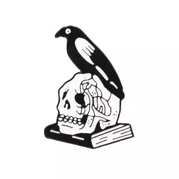 Значок-брошь с пряжкой в виде мультяшного животного One Size