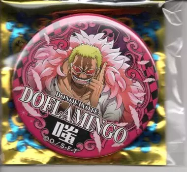 Значок Can Badge One Piece Значок Can Badge 24 WORLD Магазин Mugiwara Donquixote Doflamingo Vol.