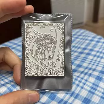 Значок Cardcaptor Cherry Kakapche, реквизит, сумка для ключей, красивая девушка, винтажная иллюстрация