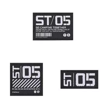 Значок для кемпинга Изысканная наклейка на бензобак для кемпинга и пешего туризма (Черный 2)