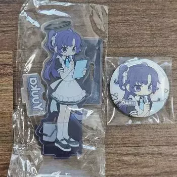 Значок из акрила Blue Archive Yuuka, нераспечатанный
