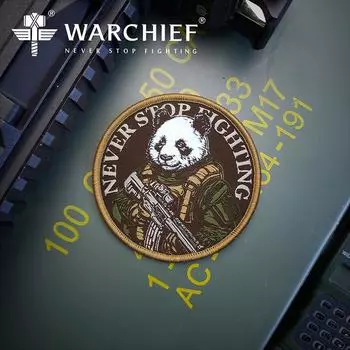 Значок легиона «Панда», нарукавная повязка военного болельщика, цветной значок на липучке, значок морального духа для тактического жилета, эмблема военной команды