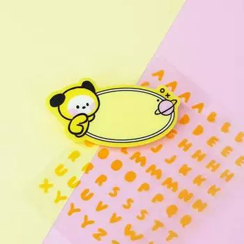 Значок Line Friends BT21 Chimmy Minini на акриловой булавке