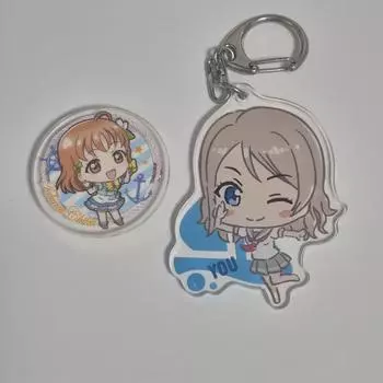 Значок Love Live, брелок Chika You