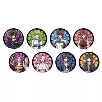 Значок металлической банки Code Geass Lelouch of the Rebellion Все 8 типов A BOX CS.FRONT [Персонаж аниме] * *