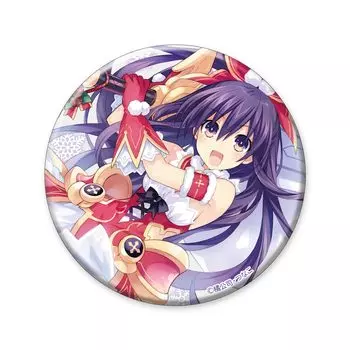 Значок на банку KADOKAWA Date A Live Christmas Fair 75 мм, голографический, диаметр Toka Yatogami, изготовлен из стали, прибл.. Бумага 7,5 см, ПЭТ,