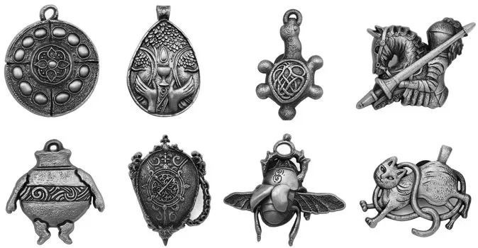 Значок на булавке ELDEN RING 8 предметов BOX Collection/Talisman vol.1