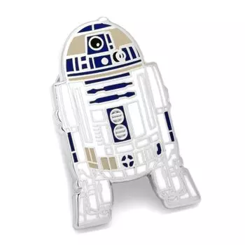 Значок на лацкан Star Wars R2D2 sw-r2d2-lp белый