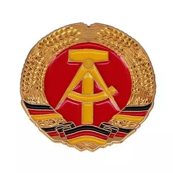 Значок на лацкане с флагом Восточной Германии - официальный значок национального флага Германской Демократической Республики, ретро-брошь 1pcs золотой