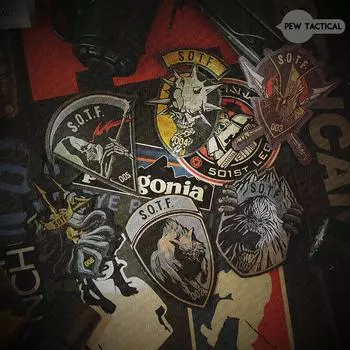 Значок PEWTAC Call of Duty Vanguard Task Force COD SOTF Magic, нарукавная повязка, значок морального духа Weaving Mark