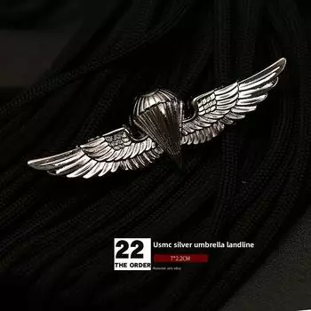 Значок пилота авиации, значок военного болельщика, значок парашютиста, значок навыка, значок брошь, медаль, значок на фуражку