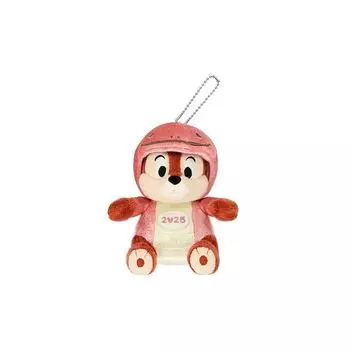 Значок с изображением плюшевого животного со знаком зодиака 2025 Год Змеи змея плюшевый ремешок новый год Товары год змеи Tokyo Disney Resort Limited