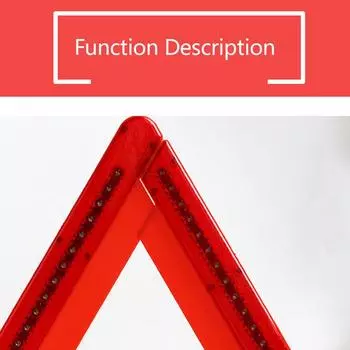 Знак аварийной опасности светодиодный свет автомобили Tripoad авто светоотражающий стоп предупреждающий треугольник знак щит парковочный знак безопасности