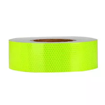 Знак безопасности, светоотражающая лента, наклейки для стайлинга автомобилей, самоклеящаяся предупреждающая лента для автомобилей красный