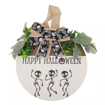 Знак «Добро пожаловать на дверь» в виде черепа, украшение для входной двери, смешной, ужасный, жуткий, вешалка для дома, сада, бара, стены, Th