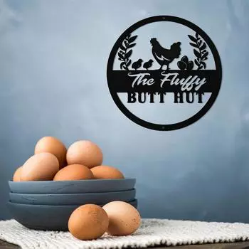 Знак курятника, деревенский знак фермерского дома, знак курятника, металлический двор, художественный декор для домашней фермы, курятник, фермерский дом, огород чёрный