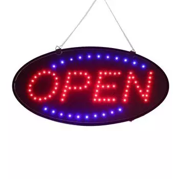Знак OPEN Светодиодная вывеска Светодиодная доска Энергосберегающая светодиодная доска объявлений Знак Open for business