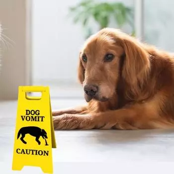 Знак «Рвота для собак и кошек», 3D-печатный знак «Рвота для котят и щенков», мини-знак для домашнего офиса, напольного стола, украшения, кляп, подарок A