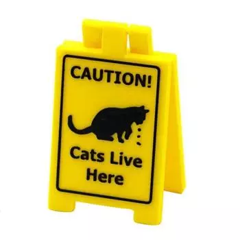 Знак «Рвота для собак и кошек», 3D-печатный знак «Рвота для котят и щенков», мини-знак для домашнего офиса, напольного стола, украшения, кляп, подарок I