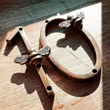 Знак с номером пчелиного домика, латунный знак с номером пчелиного домика, металлические изделия, современные дверные знаки, таблички с номерами, металлические знаки 0-9