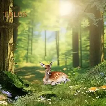 Знак Sika Deer Yard 2D акриловый реалистичный олень садовый столб для уличных газонов дорожки фигурка животного для домашнего офиса патио декор светло-коричневого