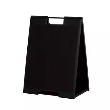 Знак типа А из смолы, простая подставка, пластина 700, черная, Д38 x Ш53 x В73 см, складная цветная подставка [подходит для использования на открытом воздухе], двусторонняя SP-707