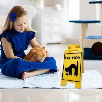 Знак Yousheng «Рвота кошки», 3D-печатный знак «Рвота кошки», предупреждающий знак, домашний декор, предупреждающий знак «Рвота кошки», подарок для владельцев кошек