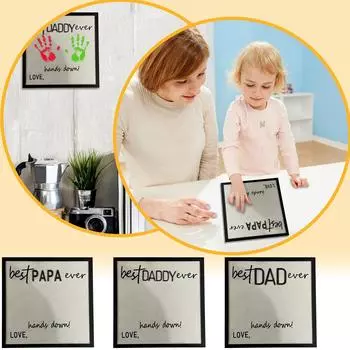 Знаки с отпечатками рук Креативное украшение рабочего стола Орнамент Домашний декор Ремесло One Size