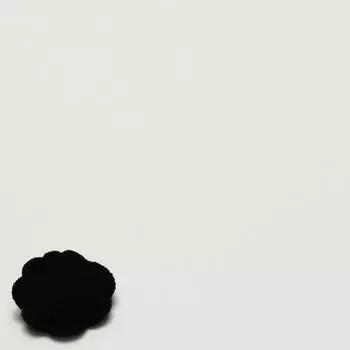 Знаменитая фланелевая розовая одежда пуговицы красные черные и белые блейзер кожаное пальто пуговицы 1 #[Flocking Dark Eye Rose Black] 15mm