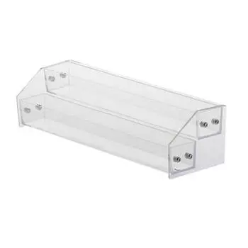 Знаменитая красивая женская акриловая полка для лака для ногтей, органайзер для хранения, держатель для макияжа, красоты Two Layers