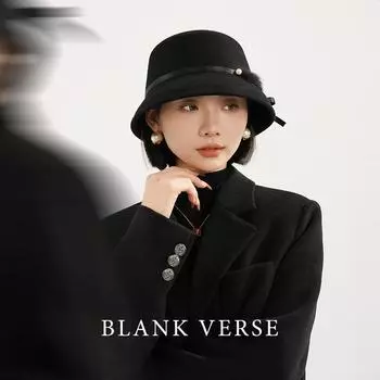 Знаменитая шерстяная шляпа-ведро с бантом, женская зимняя шляпа в стиле Хепберн, модная шерстяная шляпа с абажуром, темпераментная элегантная фетровая шляпа хаки