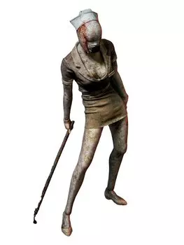 Знаменитая студия Silent Hill 2 Bubble Head Nurse фигурка белая большая 658568 1/6 белый