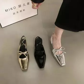 Знаменитые серебряные босоножки с сумкой на голове, женские туфли Мэри Джейн с бантом, маленькая кожаная юбка, босоножки на высоком каблуке 35 золотой