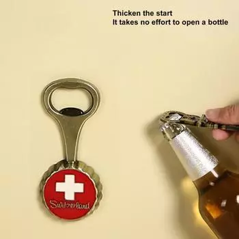 Знаменитые строительные наклейки на холодильник, сильный магнитный многофункциональный металлический магнит для открывания бутылок для украшения домашнего бара A