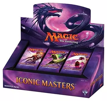 Знаменитый дисплей Masters Booster MTG фиолетовый