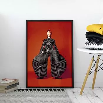Знаменитый музыкальный человек, постеры, винтажная модная модель, художественная живопись, печать на холсте, музыкант, настенное украшение дома, подарок для гостиной 21x30cm No Framed белый