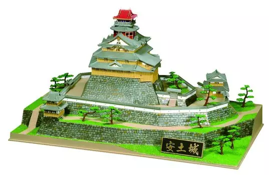 Знаменитый замок Doyusha Deluxe Azuchi Castle Пластиковая модель Литье Цвет 1/360 Япония DX-6