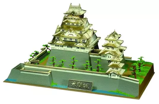 Знаменитый замок Doyusha Deluxe Gold Osaka Castle Пластиковая модель Литье Цвет 1/350 Япония DG-2