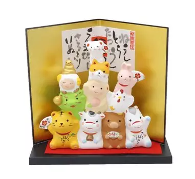 Зодиак Нишикия Фукуфуку Зодиак Украшение