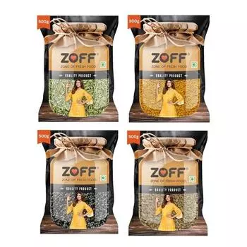 ZOFF Basic Whole Spices Combo | Упаковка из 4 шт. | 500 г каждая | Вес нетто 2 кг