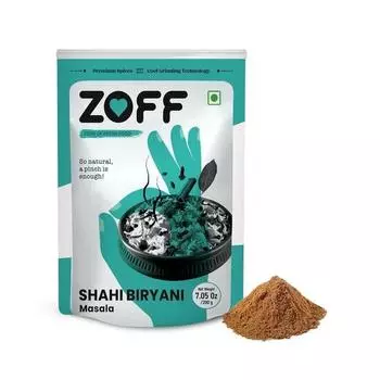 Zoff Shahi Biryani Masala 200 г | Индийские специи высшего качества | Полностью натуральный | Смесь специй | Идеально подходит для вашего вкусного блюда бирьяни | Вес нетто - 200 г