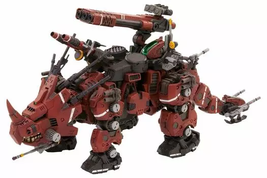 ZOIDS Red Horn Общая длина 330 мм, масштабная пластиковая модель EZ-004, приблизительно. 1/72 красный
