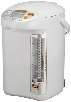 ZOJIRUSHI электрическая большая стандартная 3 уровня сохранения тепла таймер энергосберегающая серая кастрюля, емкость, 5.0 л, тип, настройки, функция, дизайн,