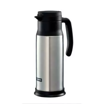 Zojirushi Mahobin Stainless Steel Cool Pitcher 1.0L Vacuum Double Pitcher Wide Mouth Slim Cold Storage Stainless Steel SH-MA10-XA