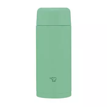 Zojirushi Mahobin Stainless Steel Mug Water Bottle 250ml Screw Type Dishwasher Safe Seamless Only 2 Care Points Mint Green SM-MS25-GM