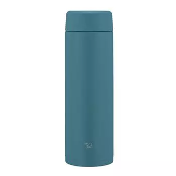 Zojirushi Mahobin Stainless Steel Mug Water Bottle 600ml Screw Type Dishwasher Safe Seamless Only 2 Care Points Deep Turquoise SM-GS60-GM