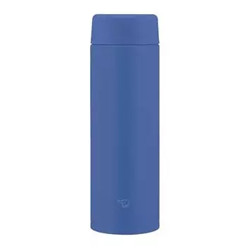 Zojirushi Mahobin Stainless Steel Mug Water Bottle, 16.9 fl oz (480 ml), Screw Type, Dishwasher Safe, Seamless Stopper, Only 2 Cleaning Points, Blue S