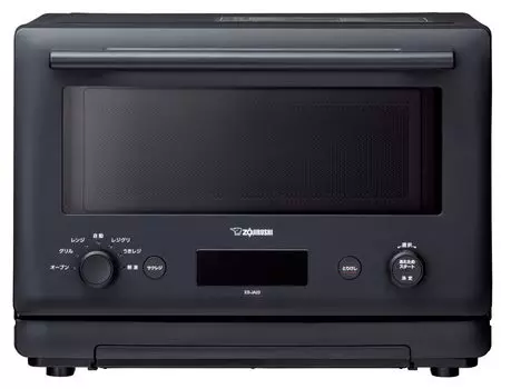 Zojirushi Microwave Oven EVERINO 23L Easy Regigri Ukiregi Sakuregi Square Plate Bowl Included Slate Black Time-saving & & ES-JA23-BM