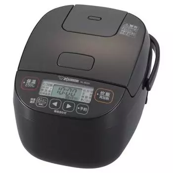 Zojirushi Rice Cooker, 3 Cups, Small Capacity, Microcomputer, Extremely Cooking, Black Thick Pot, Living Alone, Keeps Warm for 12 Hours, Black NL-BD05