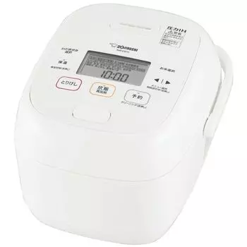 Zojirushi Rice Cooker Pressure IH Rice Cooker 5.5 Cups Super Cook NW-CB10-WA White